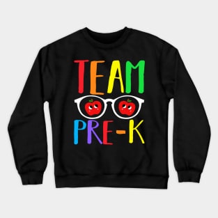 First Day of School Boys Teacher Back To School Pre-k Team T-Shirt Crewneck Sweatshirt